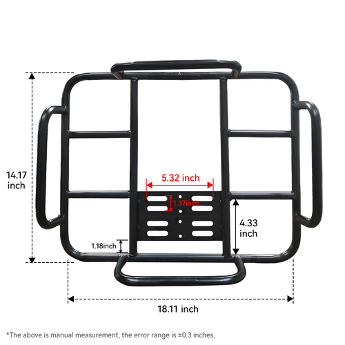 rear luggage rack for jansno x70 bicycle